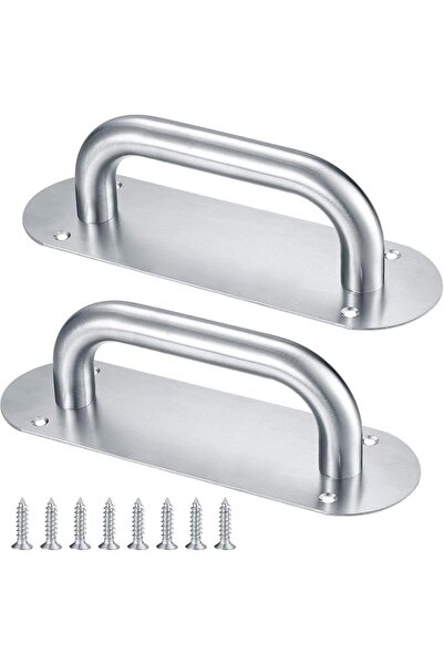 Yelajoy ALMEKAQUZ 2 PCS 7.8 Inches Barn Door Handle, Premium Stainless Steel ...