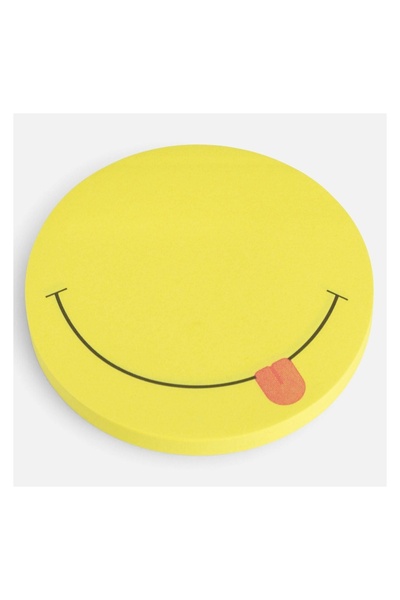 OEM Notite Autoadezive Smiley Galbene 7x7cm - 60 file, pentru notite rapide l...