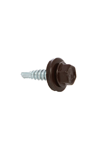 NO NAME Șurub autofiletant pentru lemn cu cap hexagonal și șaibă EPDM, 4.8X19...