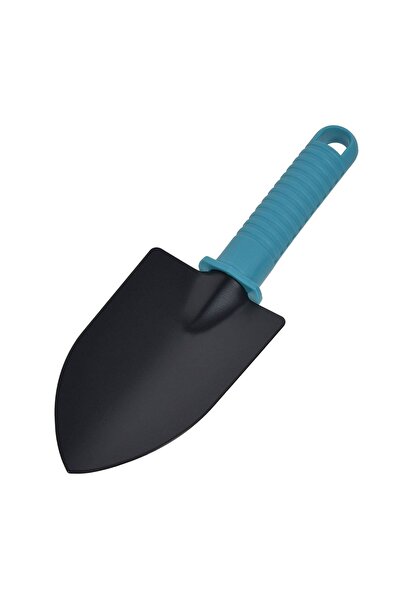 OEM Lopată Metalică de Grădină 25 cm cu Mâner Albastru, pentru Ghivece și Balcon