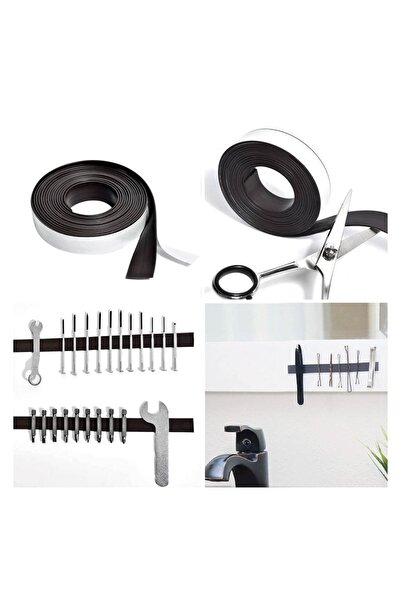 OEM Banda Magnetica Autocolanta 150x2cm, Se Taie Usor pentru Organizare Unelte