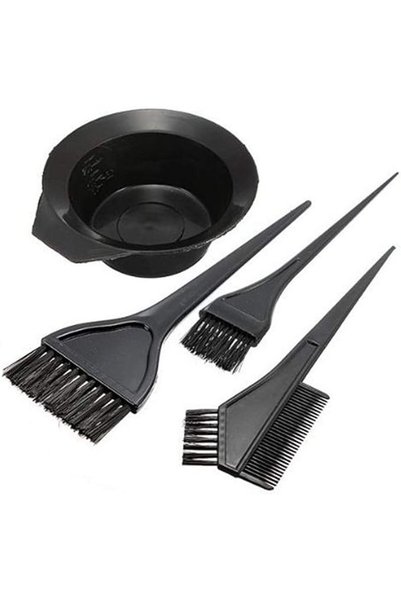 Showay 4 Pieces Hair Dye Brush Set Brushes for Hair Salon Hair Color Brush Ap...