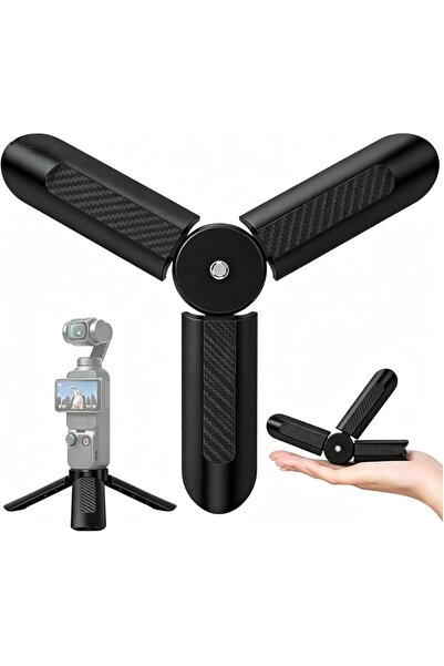 GENERAL حامل ثلاثي القوائم صغير محمول عالمي لـ DJI OSMO Pocket 4P/4/3/2 مع بر...