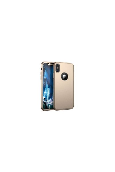 OEM Husă Full Cover 360° pentru Samsung Galaxy S10E, Antișoc, Slim, Auriu