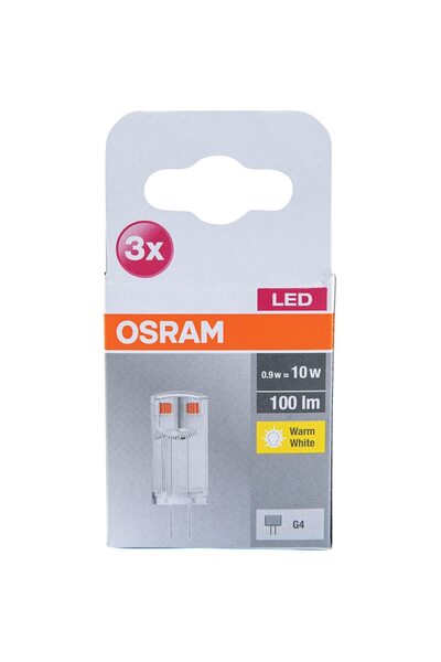 OEM Bec LED OSRAM 4058075449985, G4, 0.9W, 100lm, lumină caldă