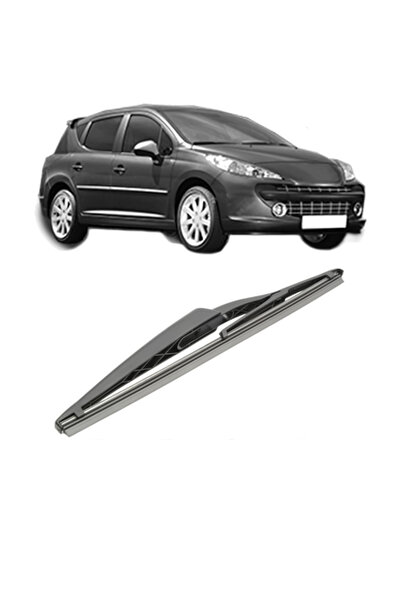 Bosch Υαλοκαθαριστήρας πίσω παραθύρου PEUGEOT 207 SW (WK_) 2007-2013, διπλός
