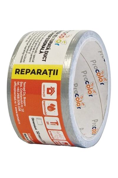 OEM PROCOLOR Pro κολλητική ταινία, 50mm x 10m, ασημί