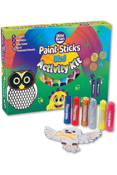 Little Brian Kids Bird Painting Set - Complete Toddler Painting Set with 20 B...