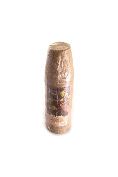 OEM Ghivece biodegradabile rasaduri tip pahar CITY GARDEN, carton, 8 cm, bej