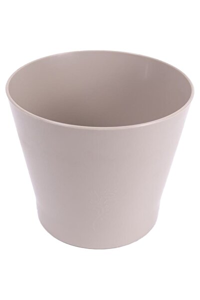 OEM Ghiveci rotund ZINNIA, plastic, 9.5 cm, gri