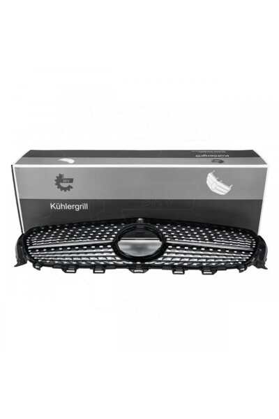 ESEN SKV Gril radiator Mercedes E-class (W213, 2015-2019), negru lucios A2388...