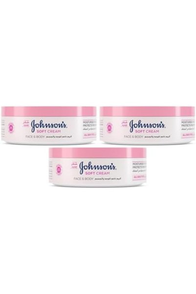 Johnson & Johnson كريم جونسون المرطب للجسم لمدة 24 ساعة 3+3، بزبدة الشيا، يقل...