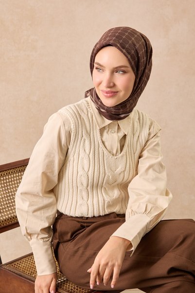 Silk Home Silkhome Olinda Eşarp Kahverengi