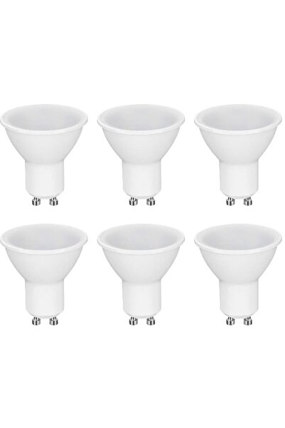 OEM Set 6 becuri LED DIALL, GU10, 4.5W, 430lm, 4000K