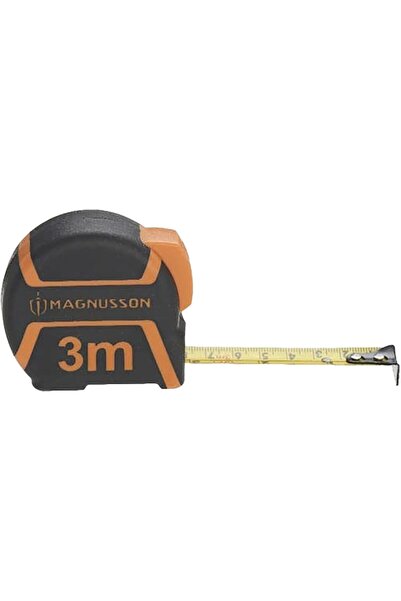OEM Ruleta magnetica MAGNUSSON, 3 m, plastic ABS, negru