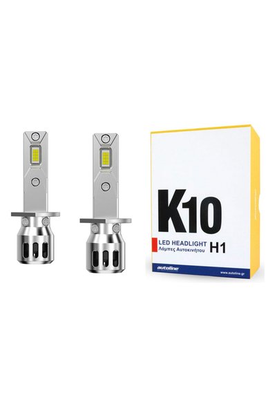 Generic Brand Λαμπτήρες Led H1 12volt 25watt 2200lm 6500k K10 2 Τεμάχια (CAR0...