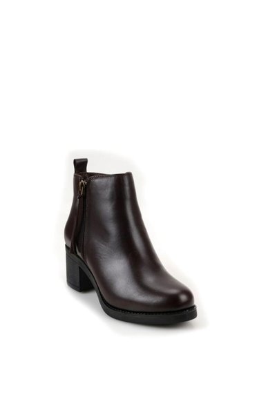 PİSAGOR Ps-66374 Women's Genuine Leather Heeled Boots