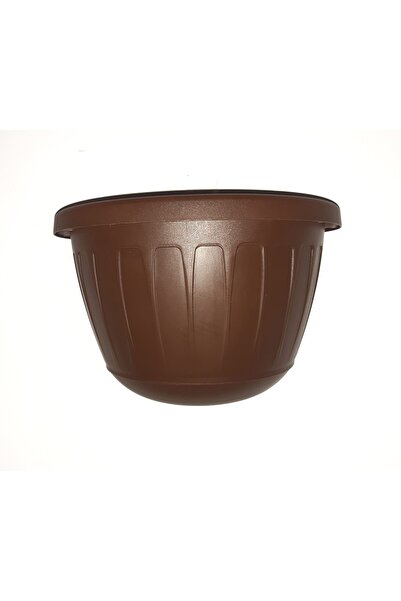 OEM Саксия за цветя HARPLAST Ella, D 26 см, кафява