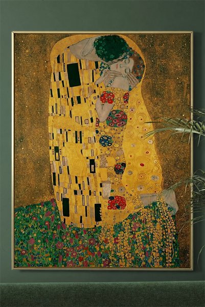 Taranist Poster Öpücük Gustav Klimt The Kiss - Aşk Posteri Romantik Dekor - Ü...