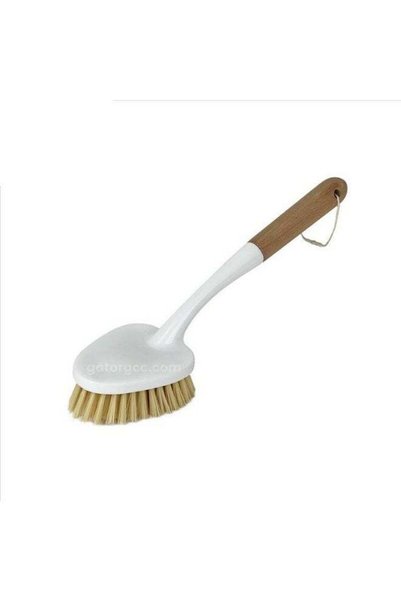 GATOR Hand Brush Hard with Ergonomic Handle White