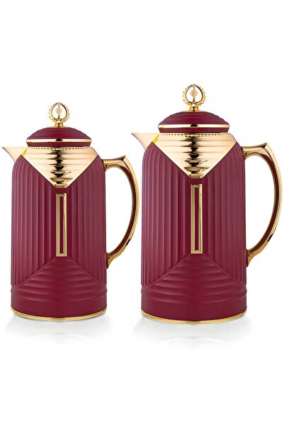 ALSAIF The Sword Tramas Threa Set of 2 Matte Burgundy