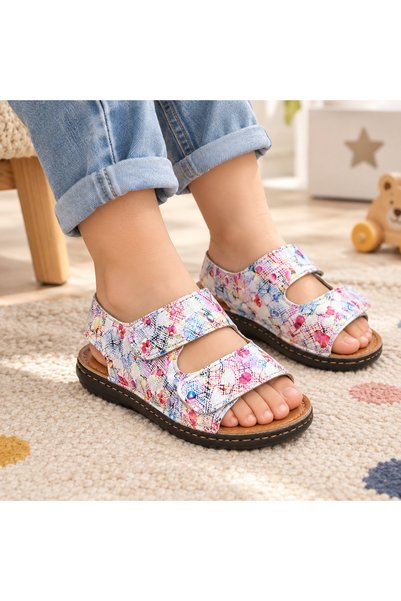 Siyo Comfort نعال أطفال من الجلد الطبيعي