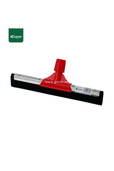 GATOR Stainless Steel Floor Wiper with EVA Rubber 35cm 35.5 x 2 x 5 cm Red