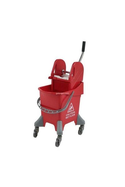 GATOR Mop Bucket with Deluxe Wringer 25L Red