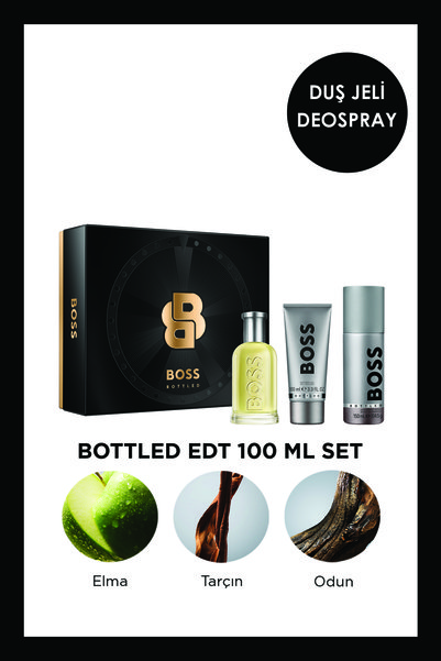 BOSS Bottled EDT 100 ml Erkek Parfüm Set