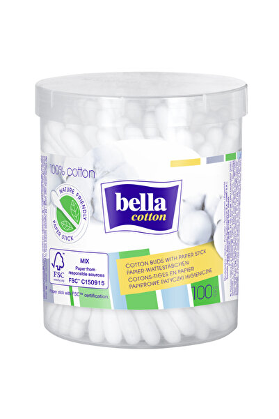 Bella Betisoare igienice Cotton, 100 buc