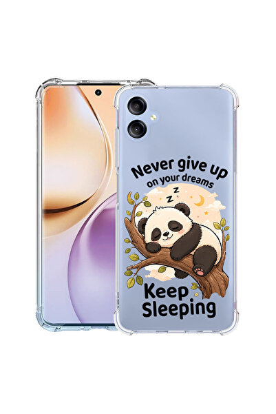 bestcase Противоударен калъф за Samsung Galaxy A06, Панда  "Никога не се пред...