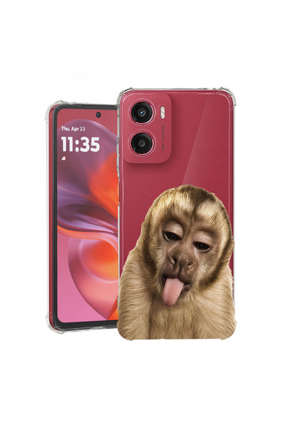 bestcase Husă Anti Shock Case For Motorola Moto G05 / Moto E15, Monkey, 19263...