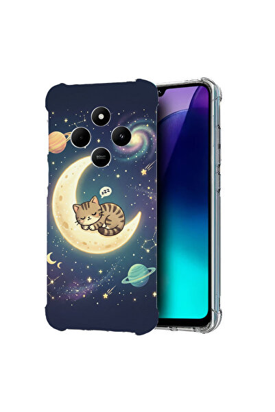 bestcase Husă Anti Shock Case For Xiaomi Redmi 14C, Cat sleep on moon, 191337...