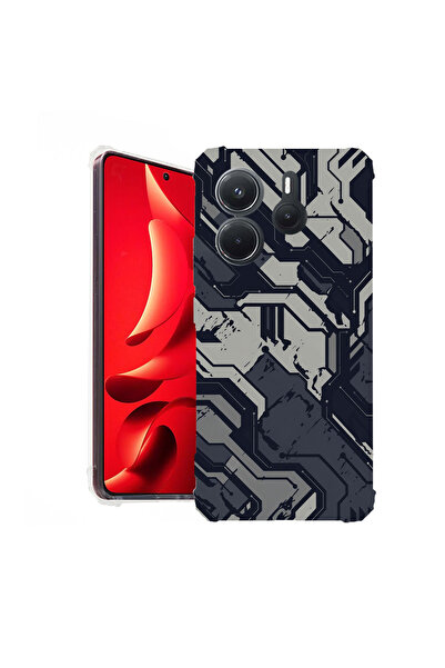 bestcase Αντικραδασμική Θήκη για Xiaomi Redmi Note 14 4G, Πλακέτα Κυκλώματος,...