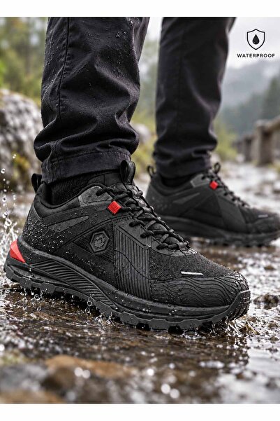 lumberjack Erkek Waterproof Siyah Outdoor Trekking Ayakkabı Yürüyüş Modeli