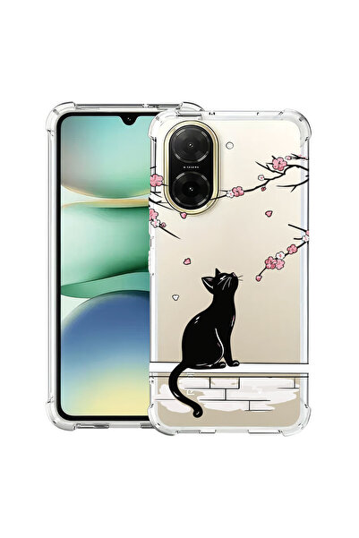 bestcase Husă Antișoc pentru Xiaomi Redmi A5, Pisică - Cireș Japonez, 2030996...