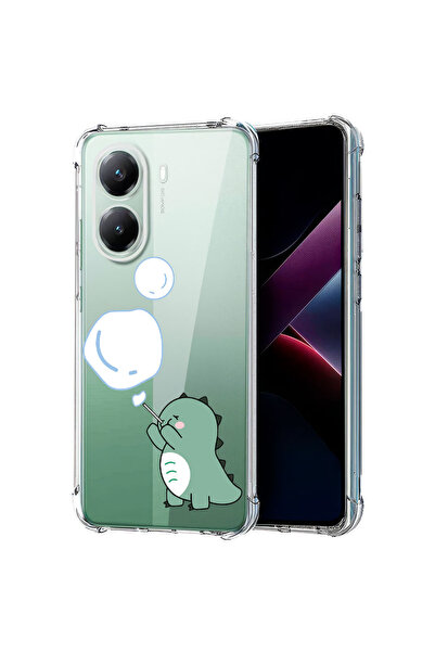 bestcase Αντικραδασμική Θήκη για Poco X7 Pro 5G, Σχέδιο Little Dino Bubble, 1...