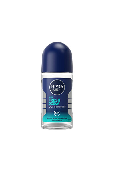 NIVEA Deodorant roll-on Bărbați Derma Active Protection, Fresh Ocean 48h, 50 ml