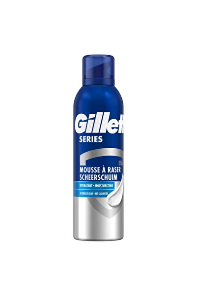 Gillette Spuma de ras Series cu Unt de Cacao, 250 ml