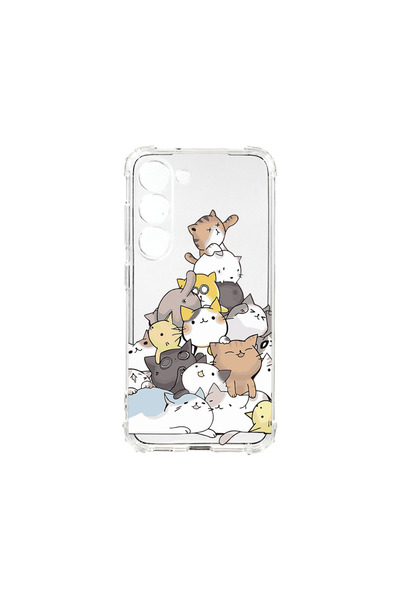 bestcase Husă Antișoc pentru Samsung Galaxy S21 FE, Pisici la joc, 1118479 AS...