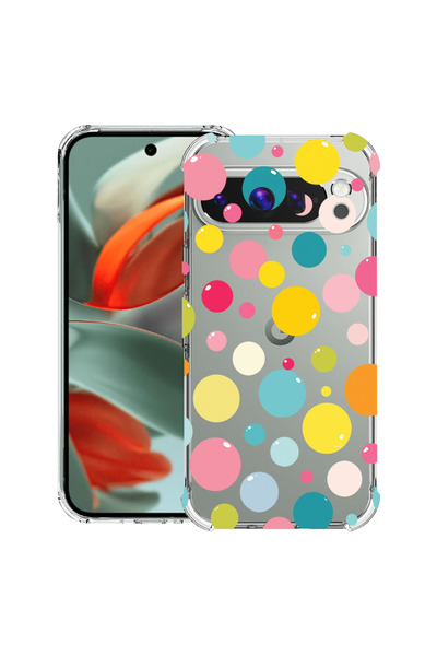 bestcase Husă Anti Shock Case For Google Pixel 10 / Pixel 10 Pro, Polka Dots,...