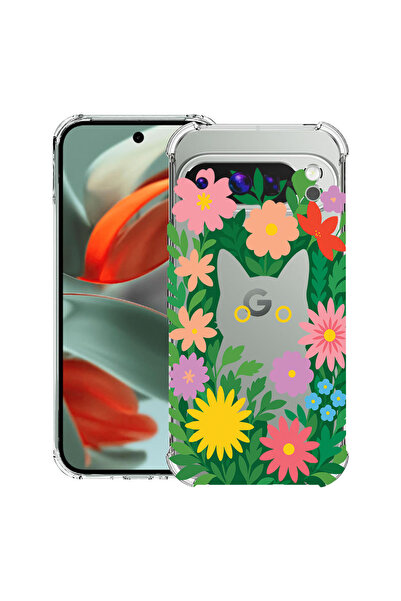 bestcase Husă Anti Shock Case For Google Pixel 10 / Pixel 10 Pro, Cats in flo...
