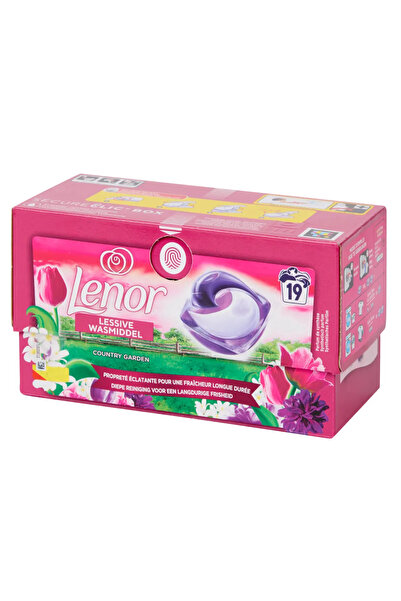 lenor Detergent de rufe capsule Country Garden, 19 spalari