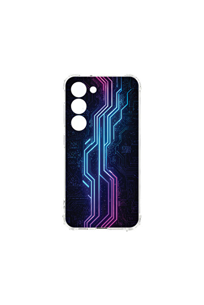 bestcase Противоударен калъф Husă за Samsung Galaxy S23, Дизайн на печатна пл...