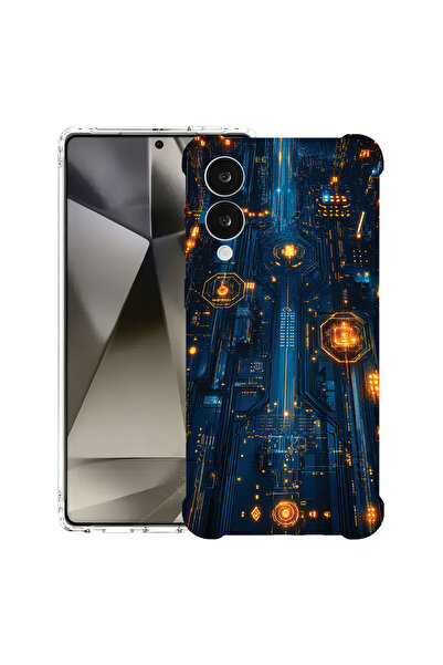 bestcase Husă Antișoc pentru Samsung Galaxy S25 Edge, Placă de circuit, 19882...