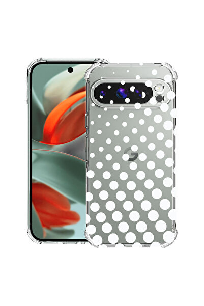 bestcase Husă Antișoc pentru Google Pixel 10 / Pixel 10 Pro, Buline Albe, 311...