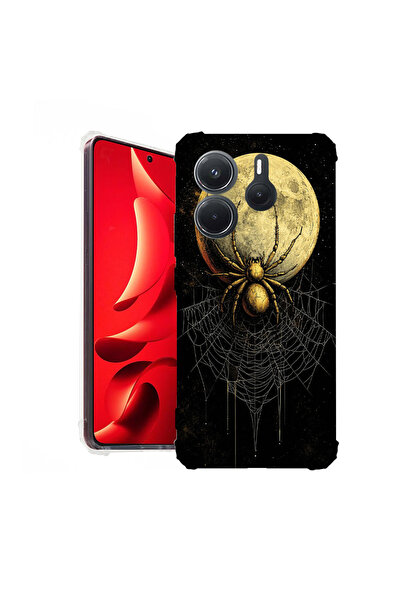 bestcase Husă Antișoc pentru Xiaomi Redmi Note 14 4G, Păianjen pe lună, 19384...