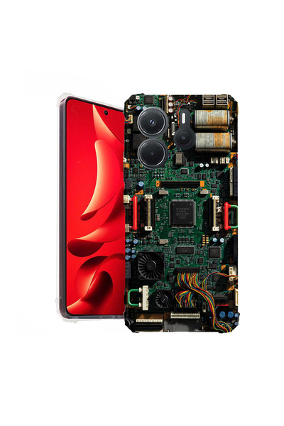 bestcase Husă Anti Shock Case For Xiaomi Redmi Note 14 4G, Circuit Board, 193...