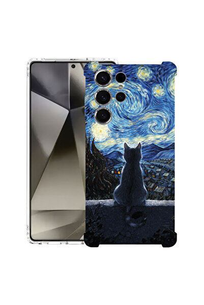 bestcase Husă Anti Shock Case For Samsung Galaxy S25 Ultra, Cat in the Starry...