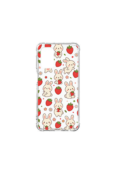 bestcase Husă Antișoc pentru Samsung Galaxy S20 FE, Model Iepure și Căpșuni, ...